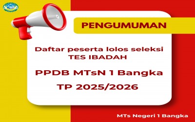 Daftar Peserta Lolos Seleksi Tes Ibadah